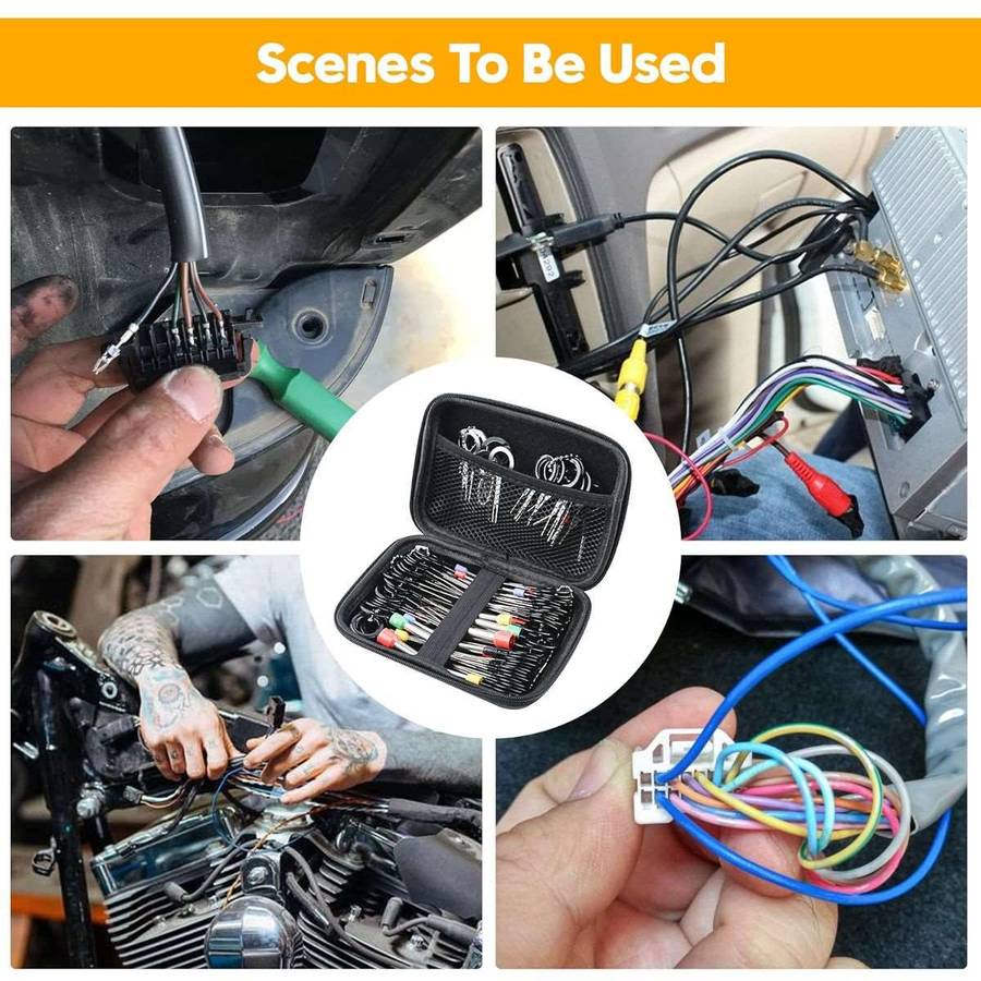 82 Piece Terminal removal Toolkit-Pin Extractor Terminals for Car