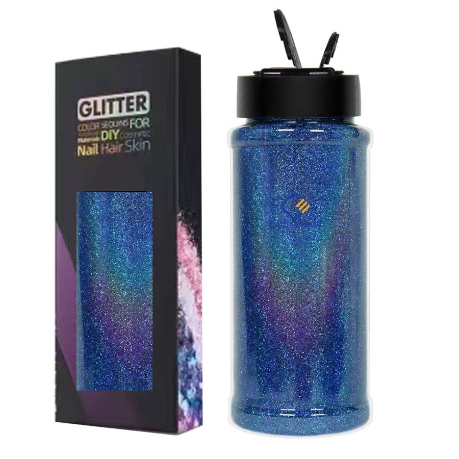 Holographic Ultra Fine Glitter Powder Bulk Laser Sequin For Nail Craft 180g