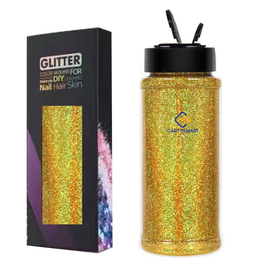 Holographic Ultra Fine Glitter Powder Bulk Laser Sequin For Nail Craft 180g