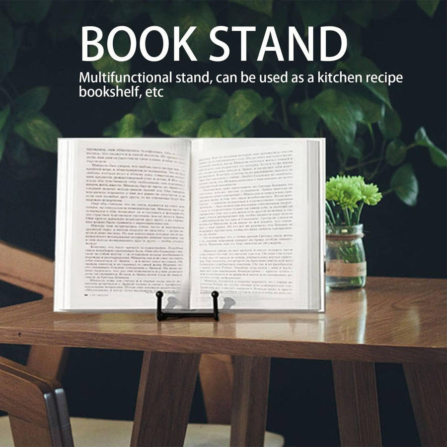 2 Pack Decorative Plate Display Stand For Cook Book Photo Easel -Metal
