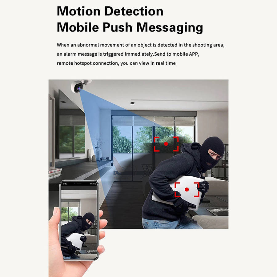 Smart Security Camera 1080P Wireless Cameras for Home Outdoor Security Motion Detection Night