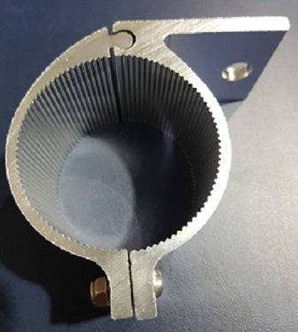 Spotlight / Led Bar Light Brackets - ALUMINIUM / 76mm