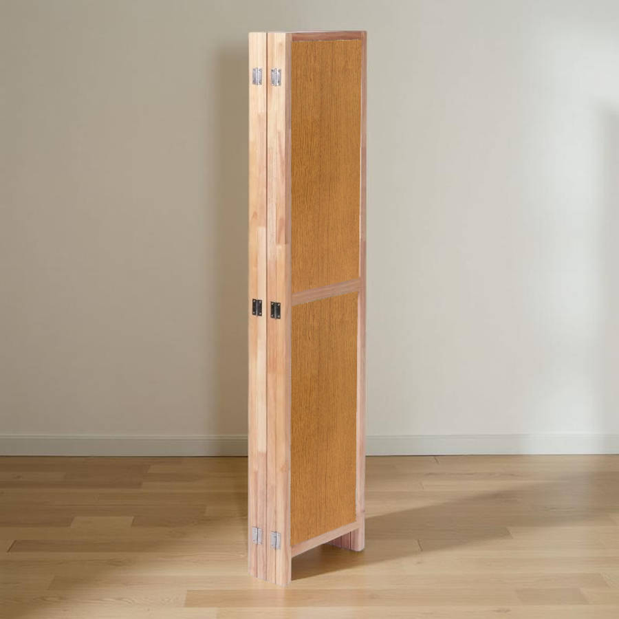 Partition Room Divider - 4-Panel Dual-Faced Folding Screen Room Divider