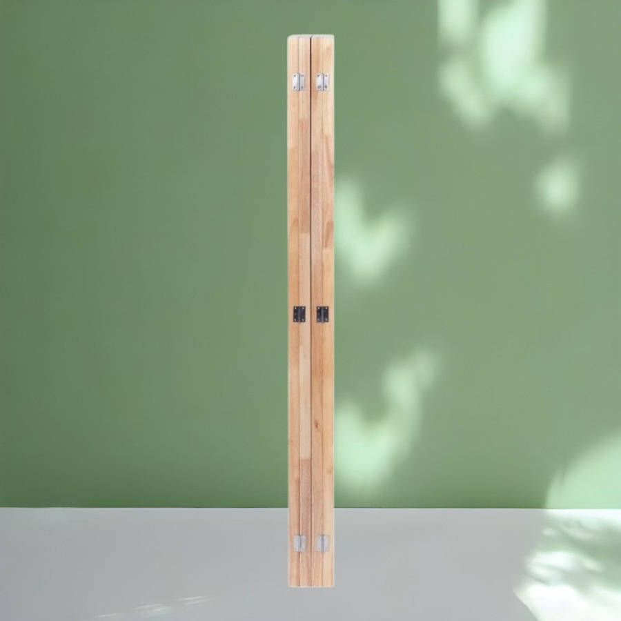 Partition Room Divider - 4-Panel Dual-Faced Folding Screen Room Divider