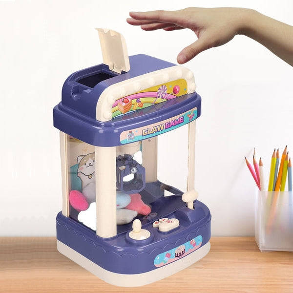 Kids Arcade Claw Machine Toy - Portable Mini Rechargeable Arcade Claw Machine Crane Game Toy for ...