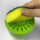 Round Liquid Press Sponge Soap Dispenser
