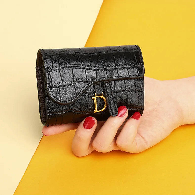 PU Croc Leather Style Women's Multi Card Wallet