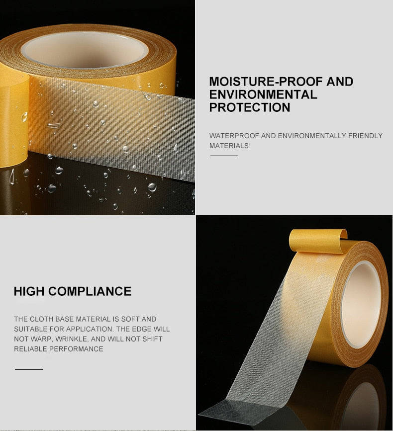Double-sided Fiberglass Grid Tape - Carpet Tape