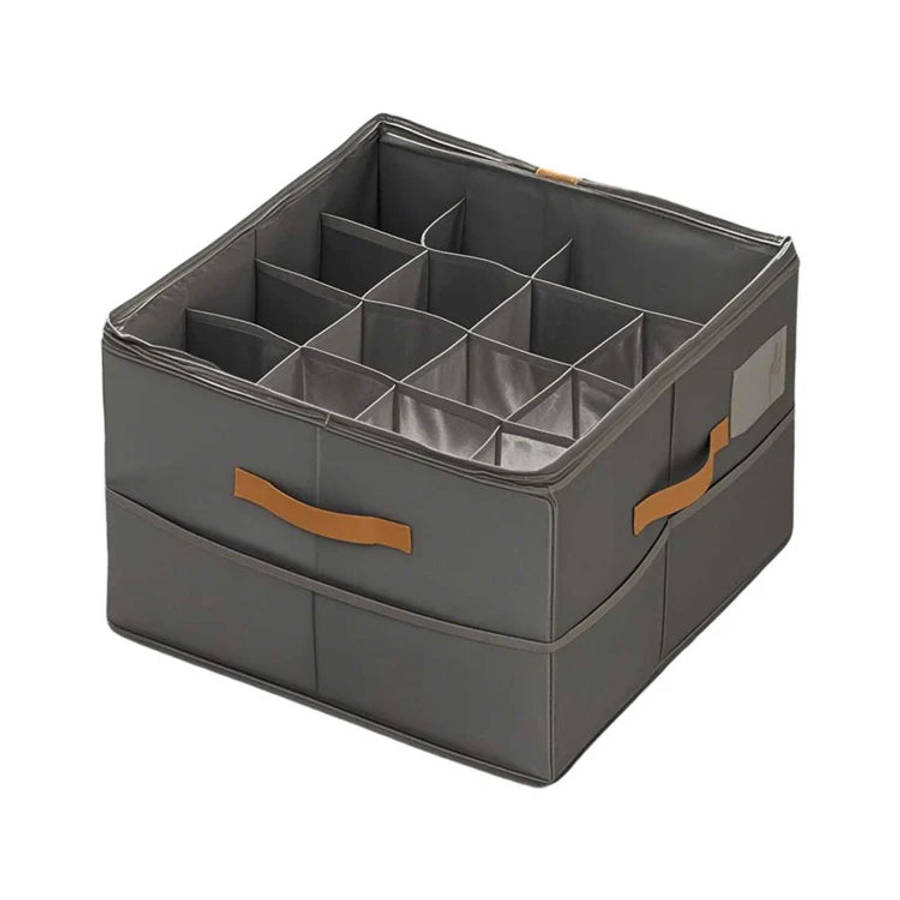 Home Textile Storage Organizer  Foldable with Side Pockets