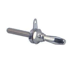 Plug banana 4mm panel mnt 40mm 108-0750-002