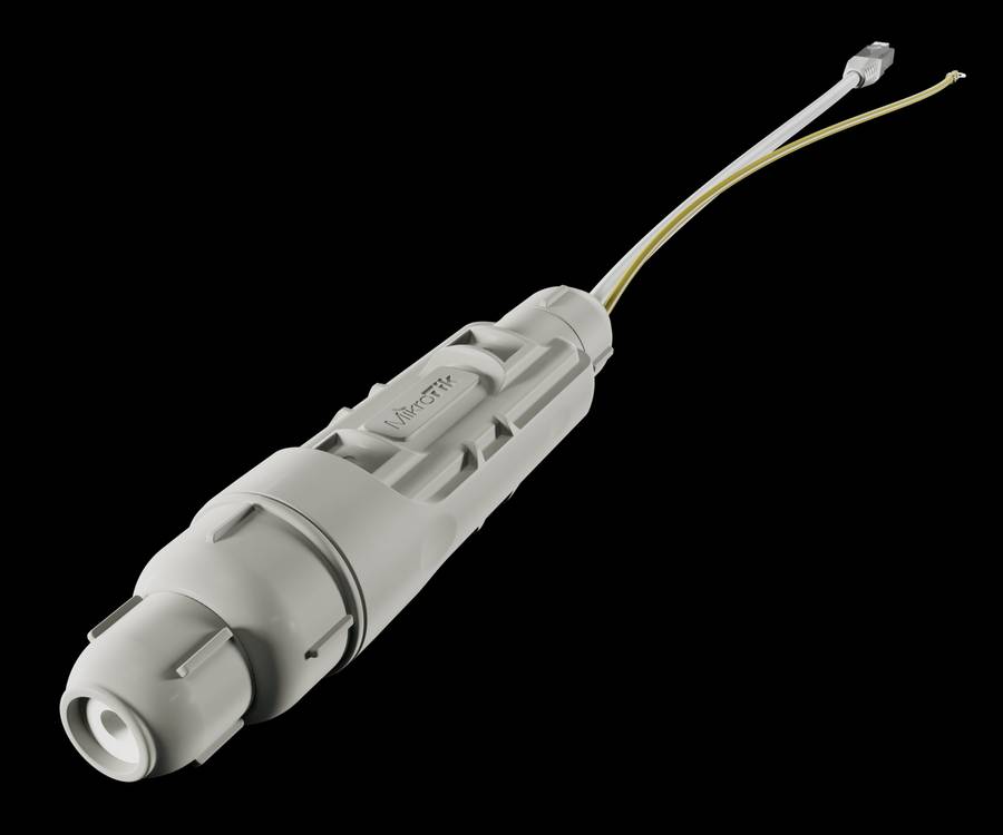 MikroTik Gigabit Ethernet Surge Protector in IP68 enclosure