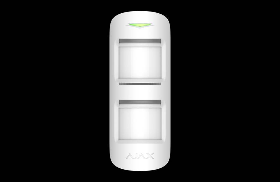 AJAX Security - MotionProtect - White Wireless Outdoor Motion Detector with Anti-Masking &amp; Pe...