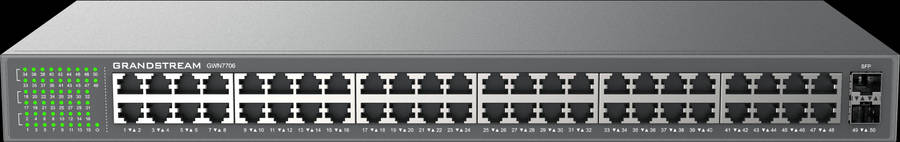 Grandstream Enterprise 48 port Unmanaged GbE Switch | GWN7706