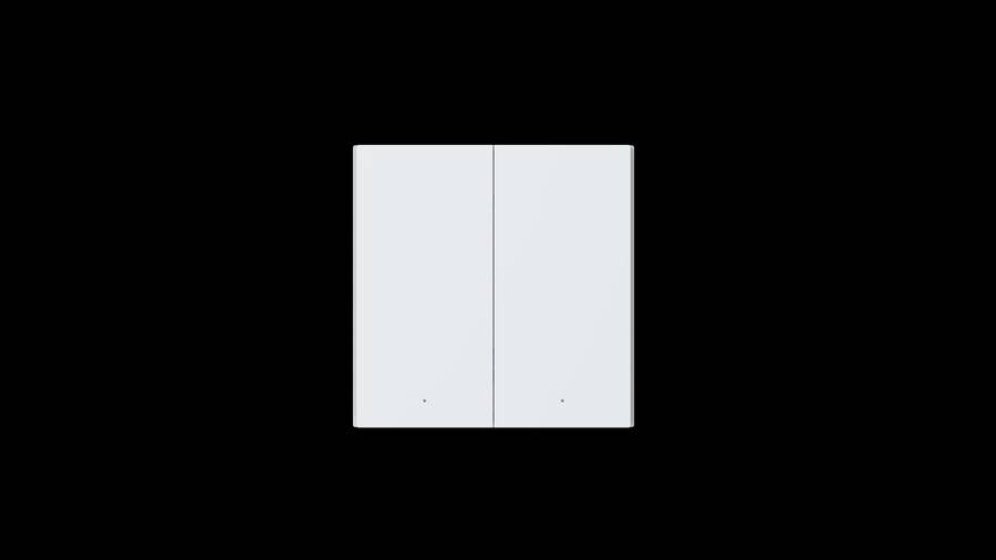 Aqara Smart Wall Switch H1 EU (With Neutral, Double Rocker) | WS-EUK04