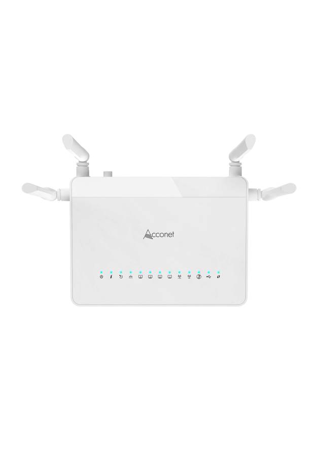 Acconet WiFi 5 xPON 4 Port Gigabit Wireless ONU/ONT