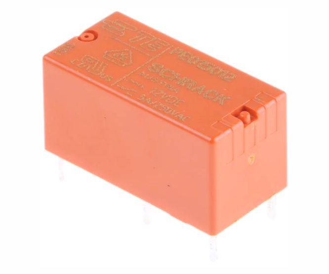 Relay spdt 5a 12vdc rect 5pcb 1393219-6 / pe014012