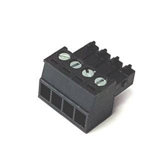 Socket str 4w plug-in 3.5mm black 15edgk-3.5-04p-13-00ah