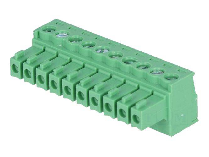 Socket str in-line 10-way p=3.81 250vac 7a 15edgk-3.81-10p-14-00ah