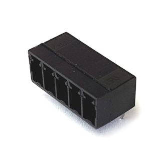 Header r/a pcb-mnt 05p closed black 15edgrc-3.5-05p-13-00ah