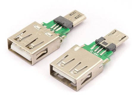Usb-a socket to usb-micro 5 pin adapter 180641