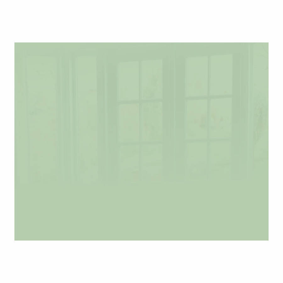 DECORATIVE GLASS WALL TILE 898MM X 700MM PASTEL GREEN