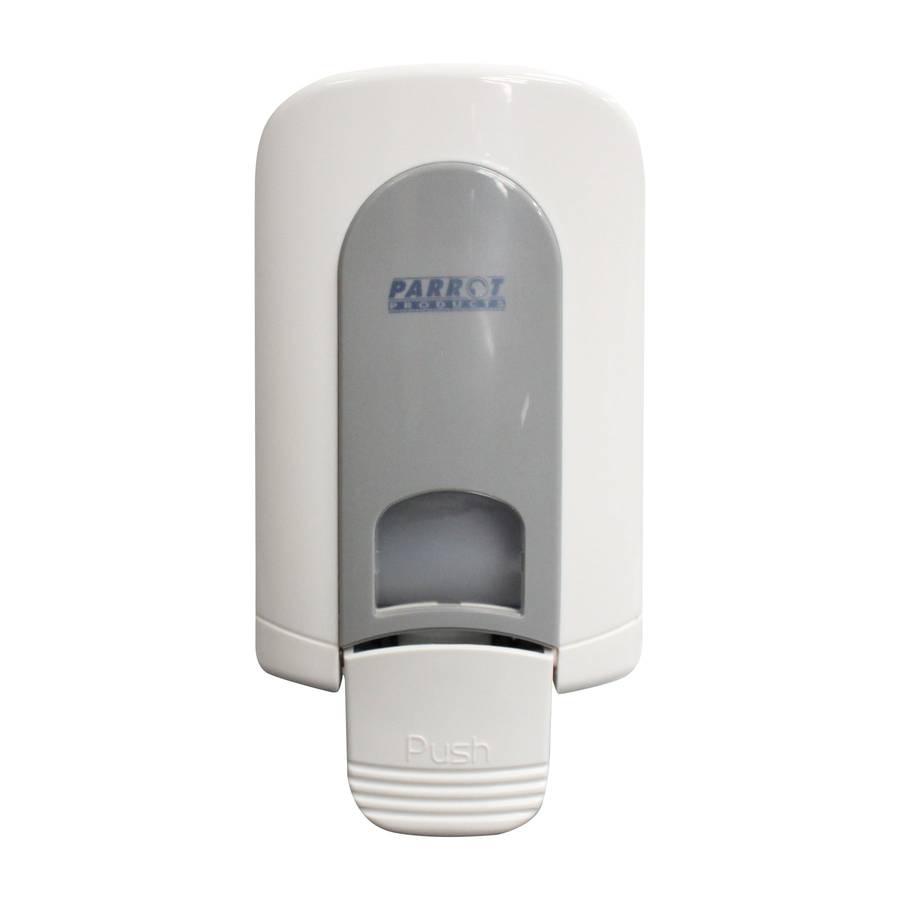 DISPENSER MANUAL WALL MOUNTED 500ML WHITE/GREY - GEL PUMP
