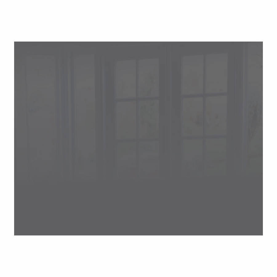 DECORATIVE GLASS WALL TILE 898MM X 700MM MET GUN METAL