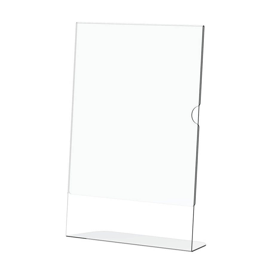 MENU HOLDER ACRYLIC SINGLE SIDED A4 PORTRAIT - BOX 5