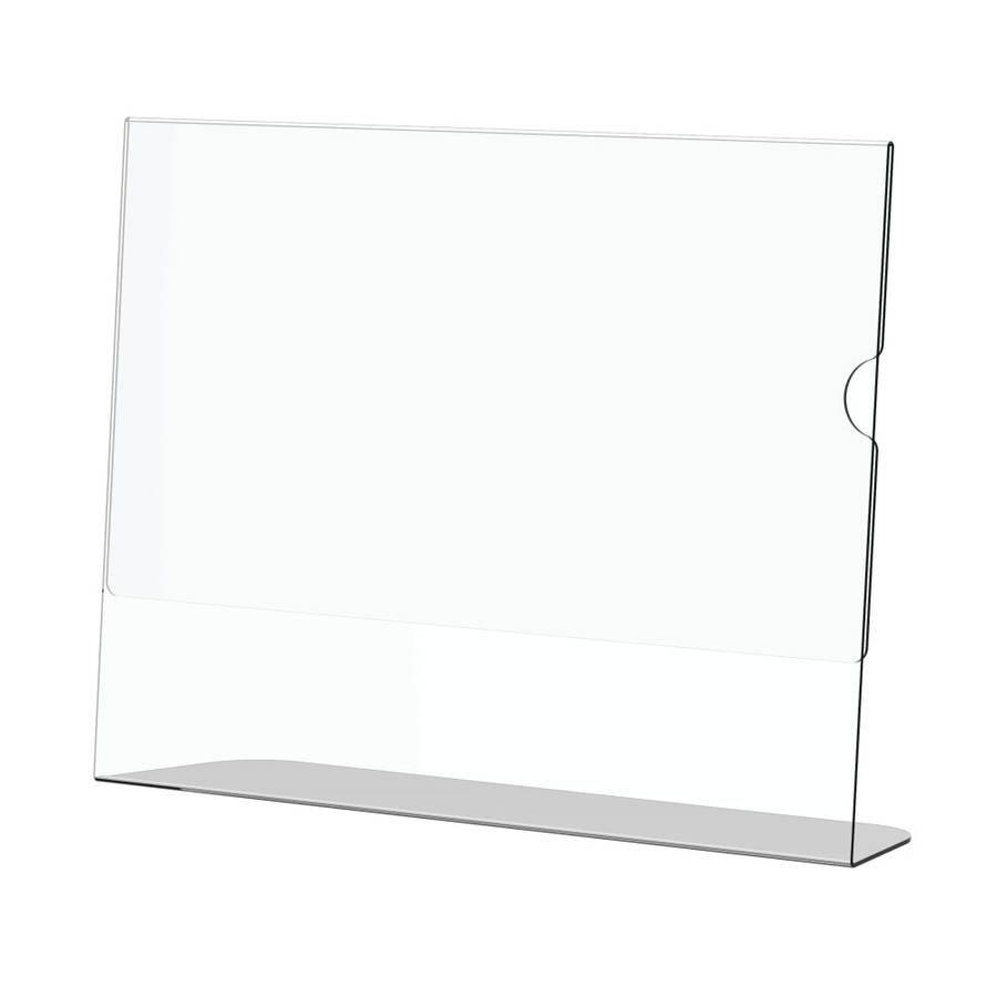 MENU HOLDER ACRYLIC SINGLE SIDED A4 LANDSCAPE - BOX 5