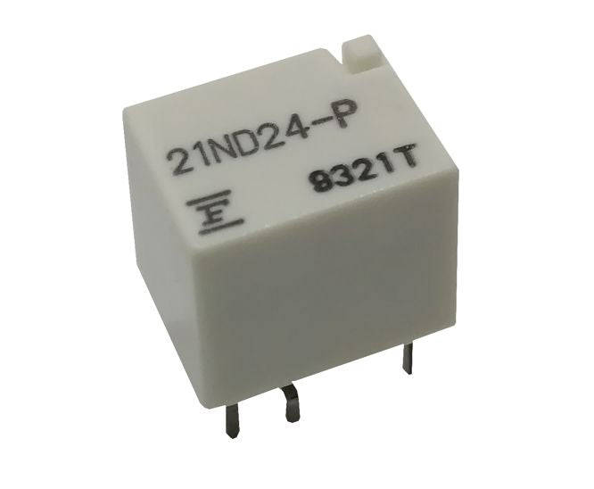 Relay spdt 24vdc 1a rect 6pin 21nd24