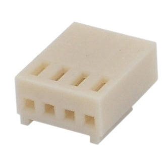 Connector housing sil p=2.54 4w h2542-04