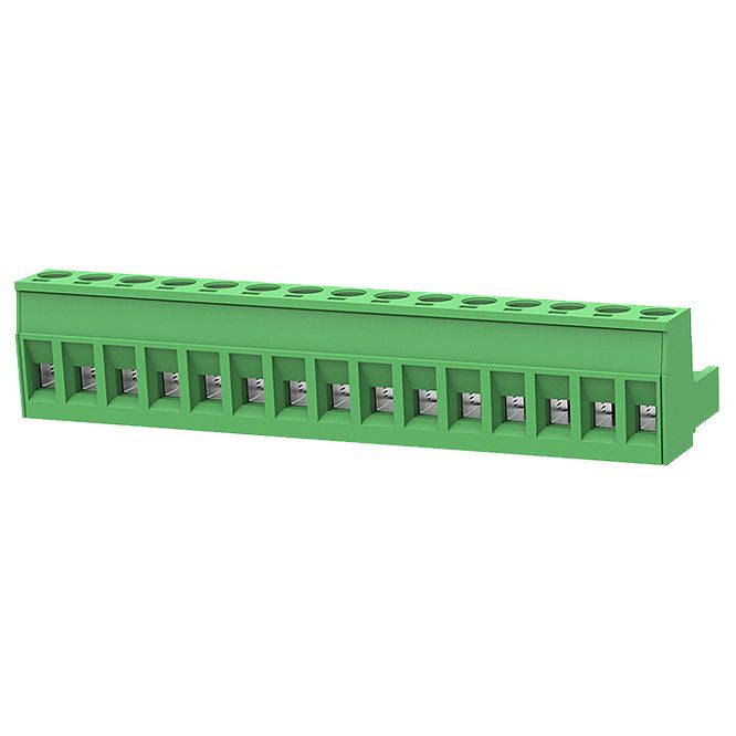 Socket connector str in-line 15-way p=5.08 2edgk-5.08-15p-14-00ah