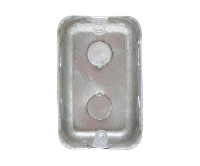 Wall box galvanised 4x2 WB-GALV-4X2