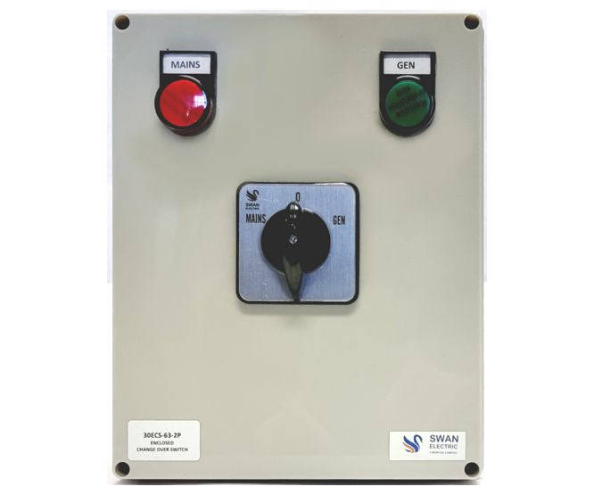 Enclosed change over 40A 2P pvc encl 30ECS-40A-2P