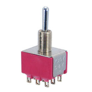 Mini toggle switch 3pdt on-mom sol 7307syzq