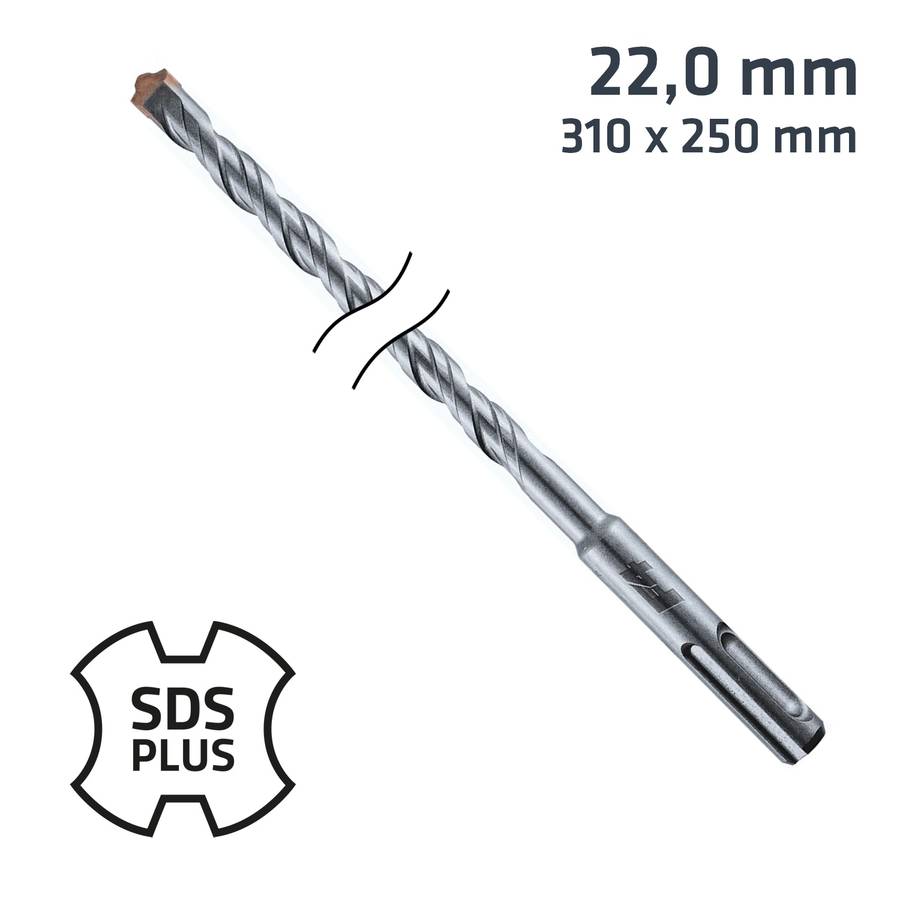 Sds plus drill bit 310 x 250 22.0mm