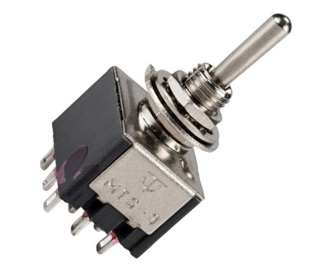 Mini toggle switch tpdt on-off-on lg b068j