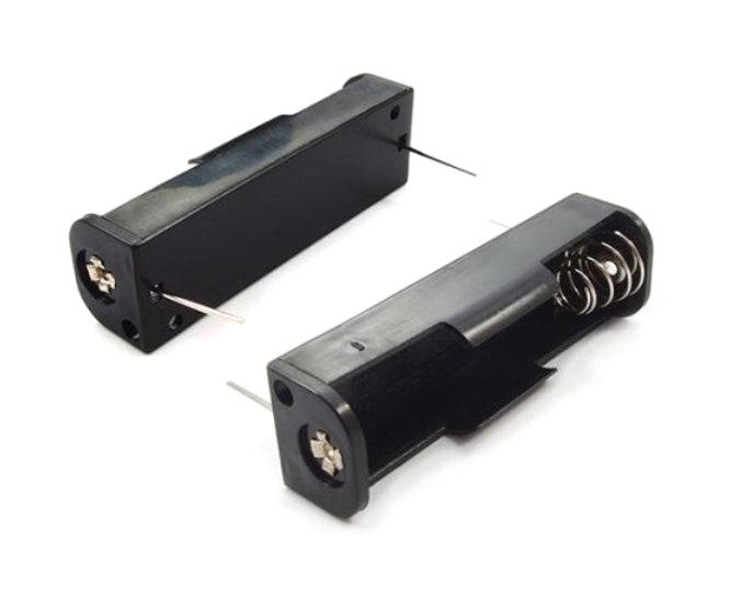 Battery holder for 1xaa with pcb pins bh-311-1p