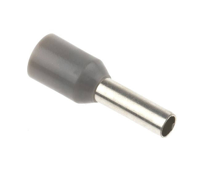 Boot lace terminal 2.5mm grey evn2508