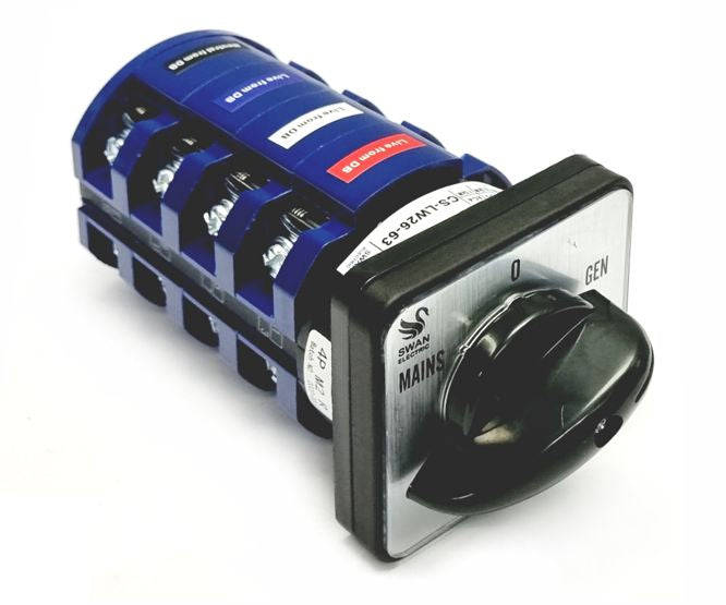 CAM switch change over M-O-G 100A 4p CS-LW26-M/G-100/4P