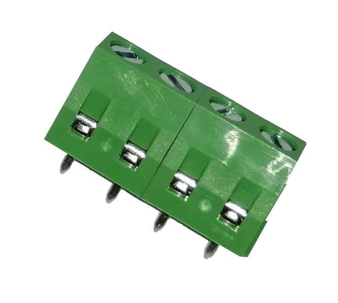 Terminal blk pcb 4w 5.08mm str green dg127-5.08-04p-14-00a(h)