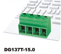 Terminal block str 2w 15.0 gr pcb dg137t-15.0-02p-14-00ah
