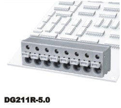 Terminal block pcb 2w 5.0 push r/a dg211r-5.0-02p-11-00ah