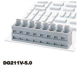 Terminal block pcb t/e 5w 5.0 q/c dg211v-5.0-05p-11-00ah