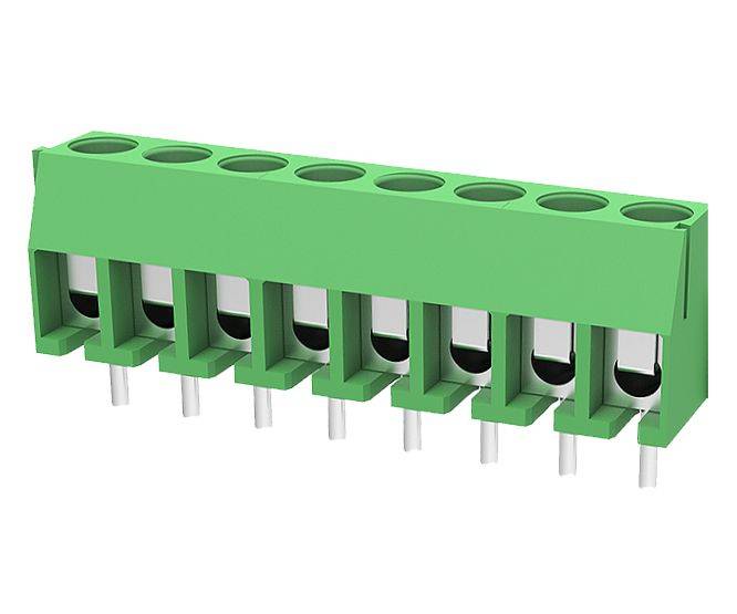 Terminal block str 8w 3.5 gr pcb dg350-3.5-08p-14-00ah
