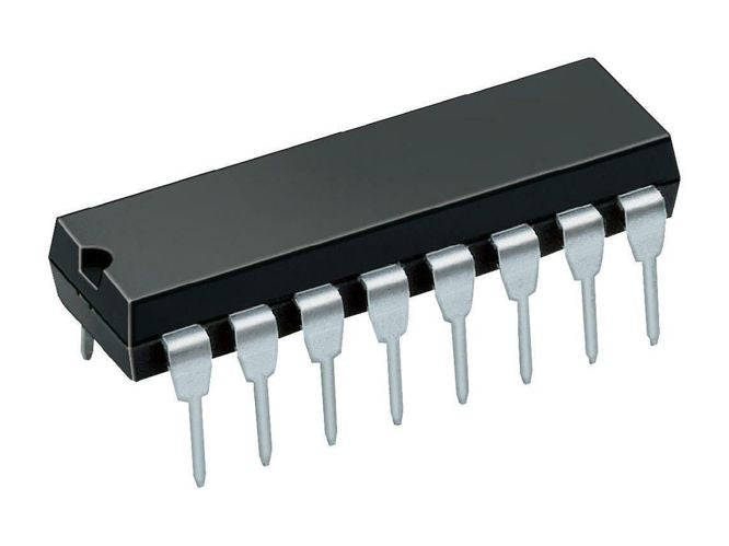 Quad 2-line to 1-line data selector/multiplexer 8-pin dip sn74f158n