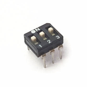 Dip switch 3-pole 100ma l/pro eam103e