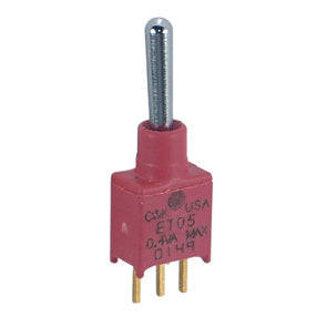 Mini toogle switch spdt (on)-off-(on) pcb et05sd1cbe