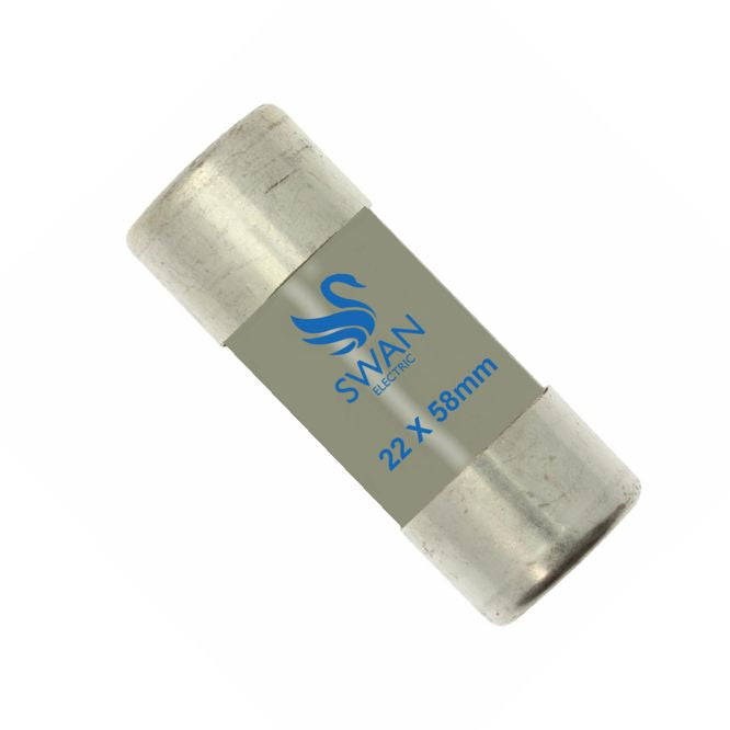 Fuse ceramic rnd 22x58 125a 500v 100ka rt18-125-22x58-125a