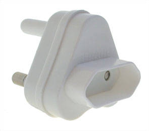 2-pin euromate adaptor plug 3 pin sa plug to 2 pin 5a g0295